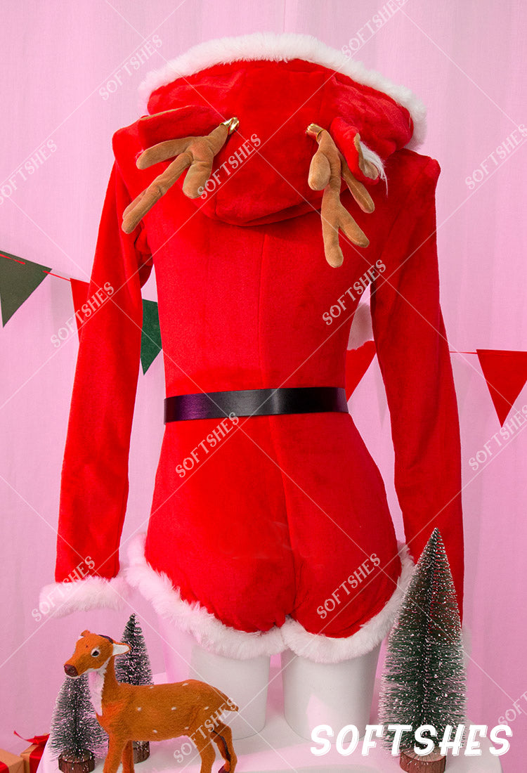 Christmas moose suit H295