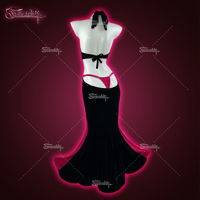 Halloween Flame Witch Dress KO29(3-Piece Set)