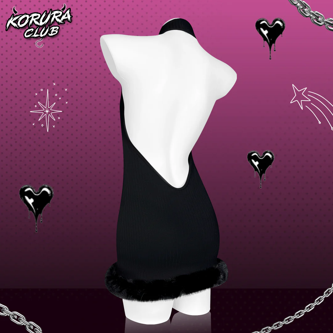 Pre-sale Heart-Trimmed Frayed Skirt KO116