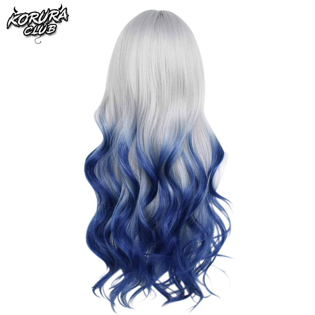 Korura Original Wig #008 Blue and White – AkaiYoru Hime