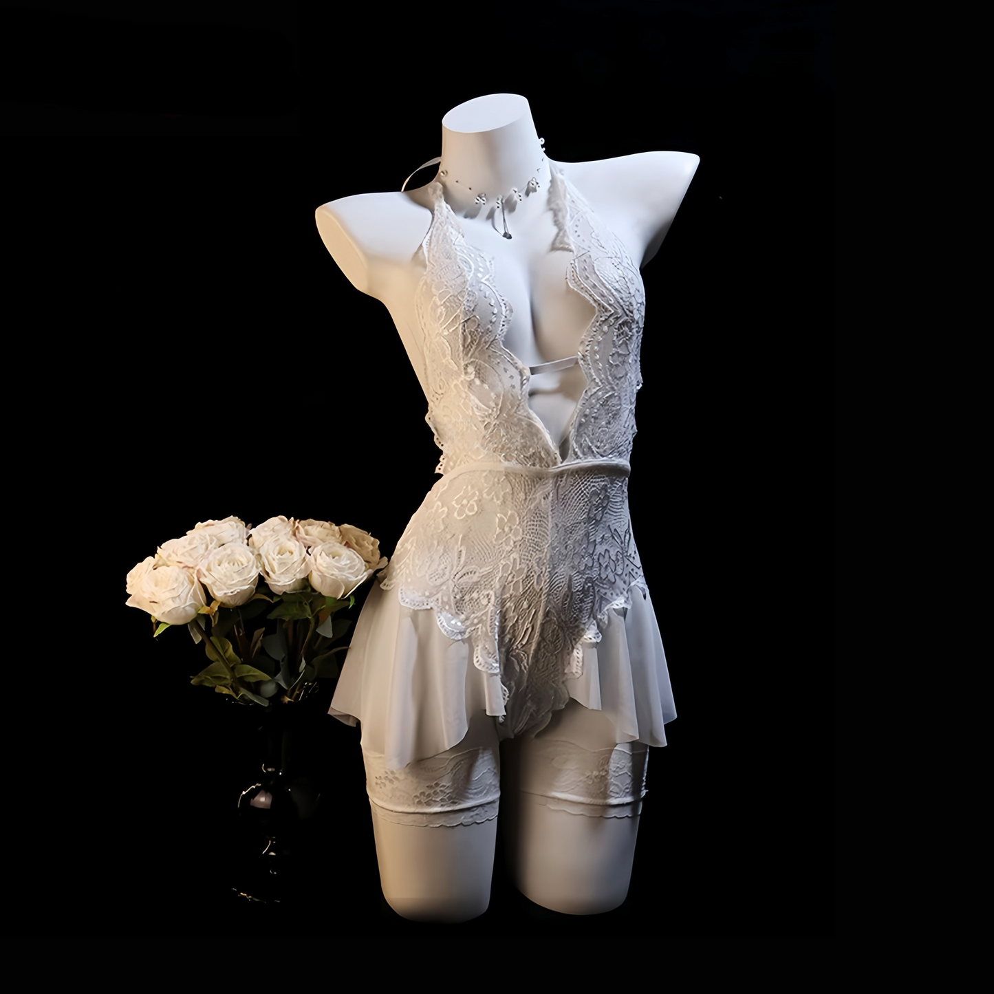 Lace Mesh Lingerie S637