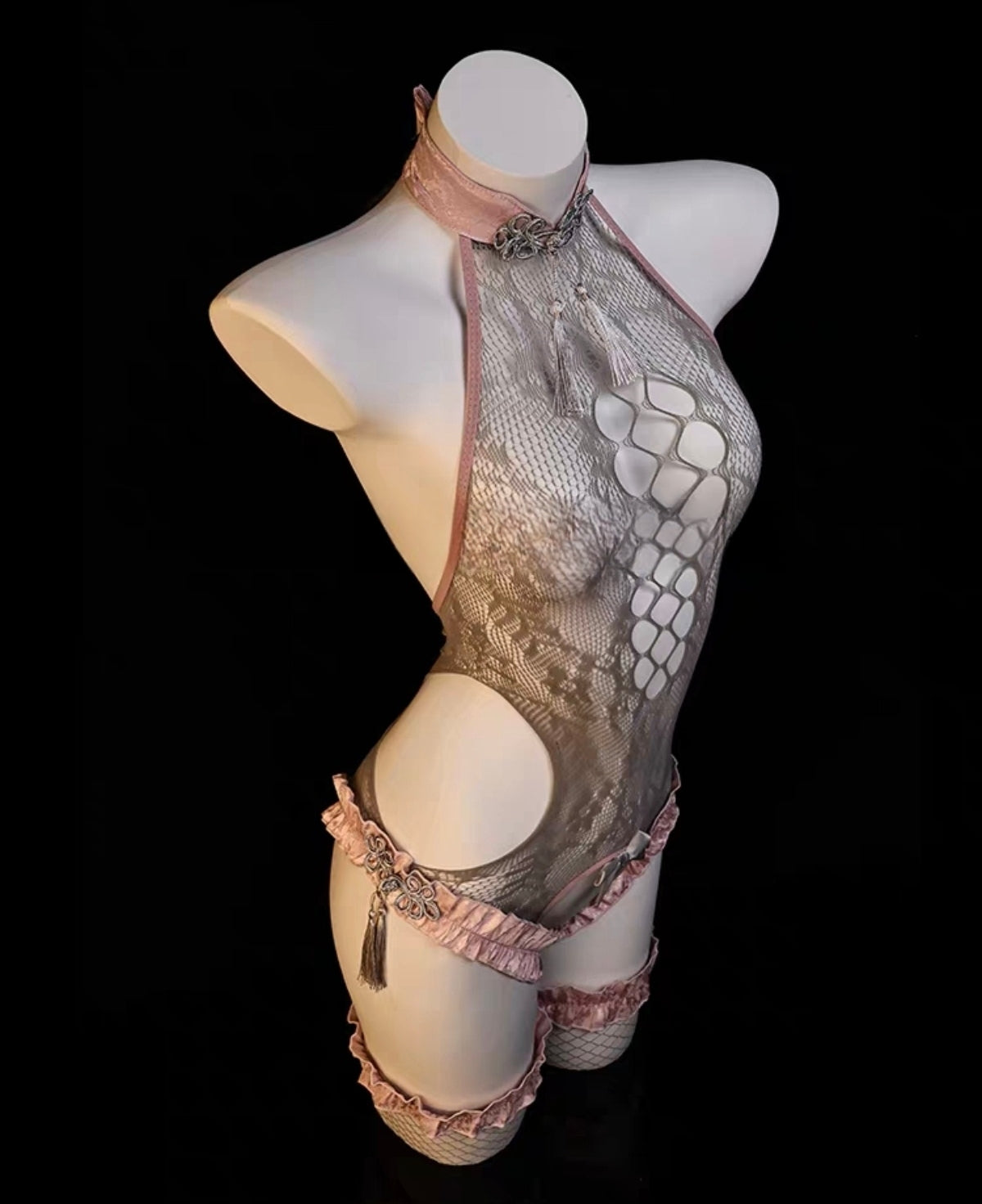 See-through hollow pajamas S597