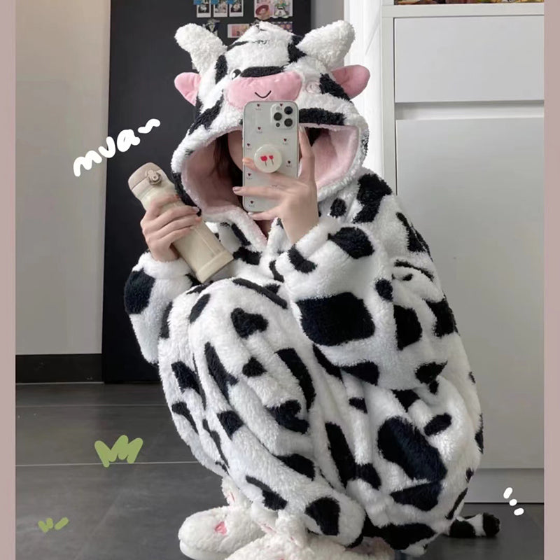 Cute Cow Pajamas Set S001