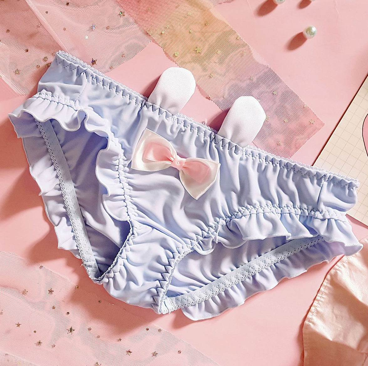 Low waist milk silk student panties SS1277