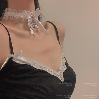 Lace Bell Bow Collar SS2728