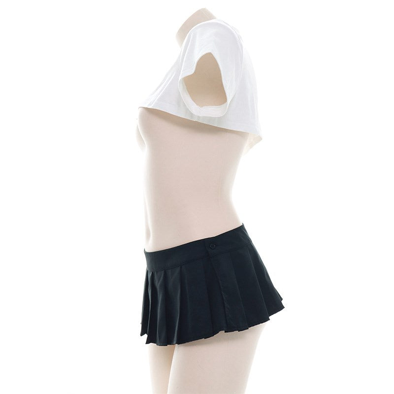 Solid color short T-shirt SS1211