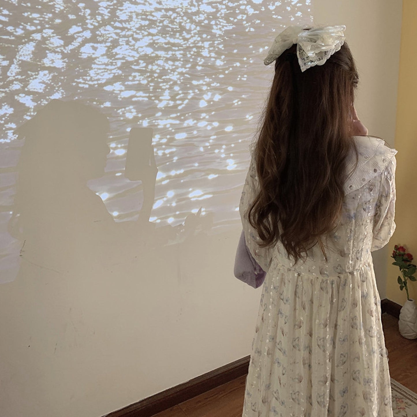 Gentle purple jacket with dress SS2317