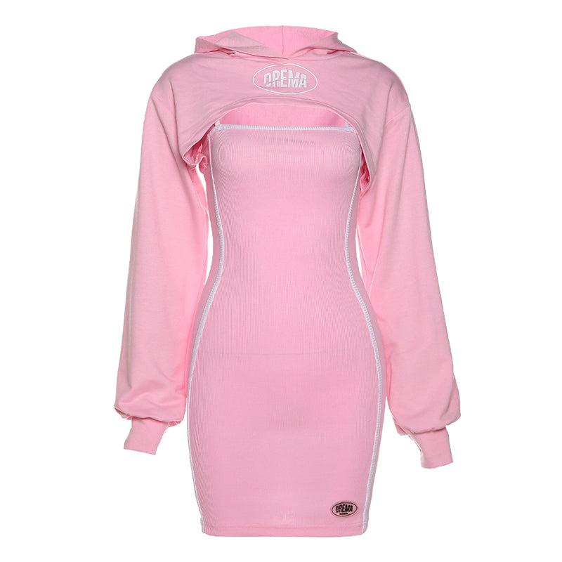 Hot girl suspender skirt sweater SS2682