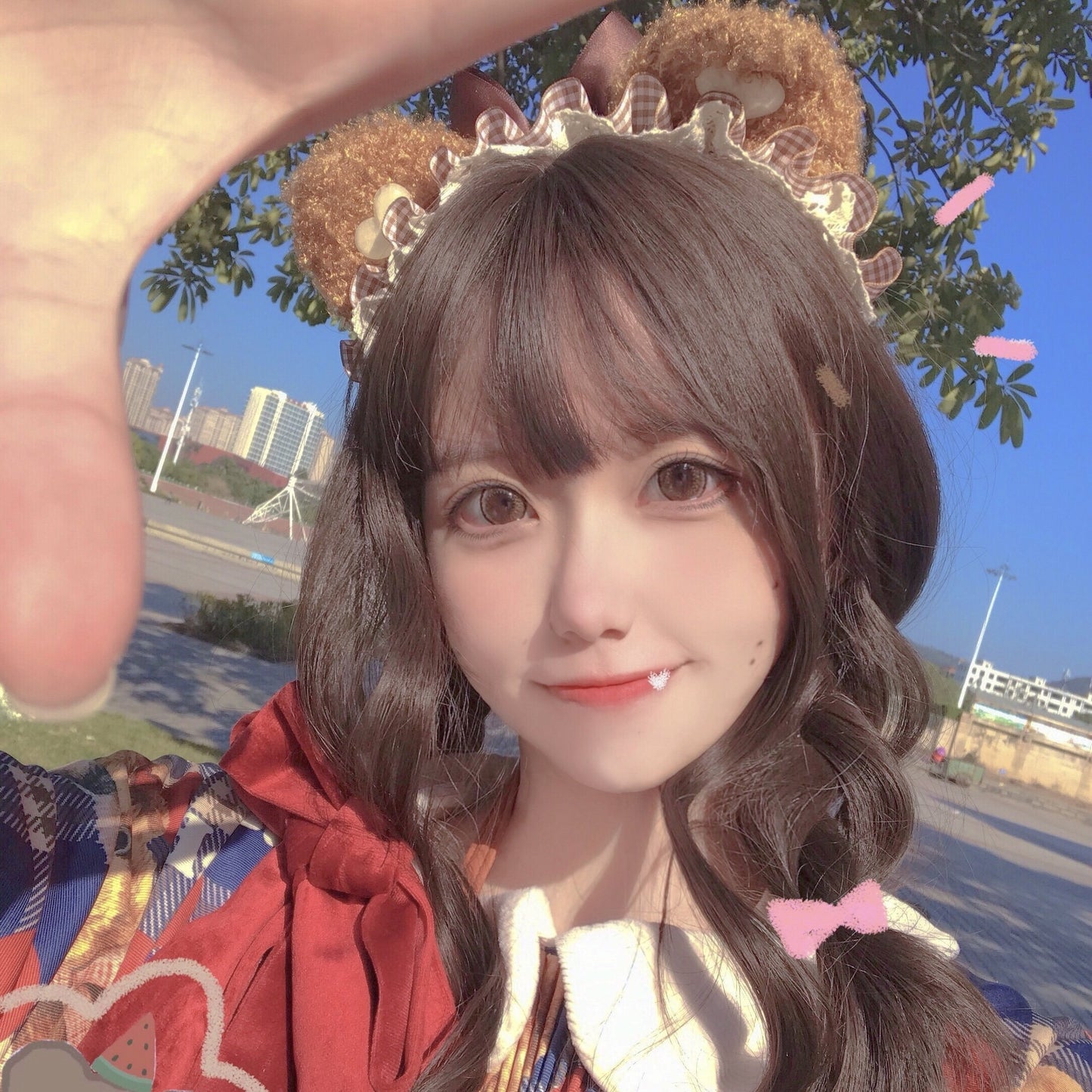 Teddy ear headband WS3029