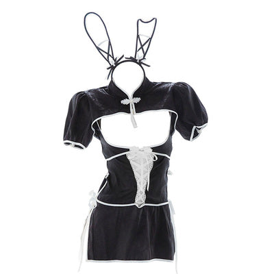 joint cheongsam bunny suit SS1167