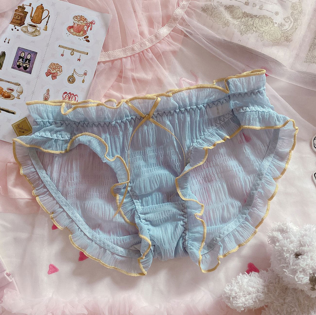 Flashing translucent panties SS1288