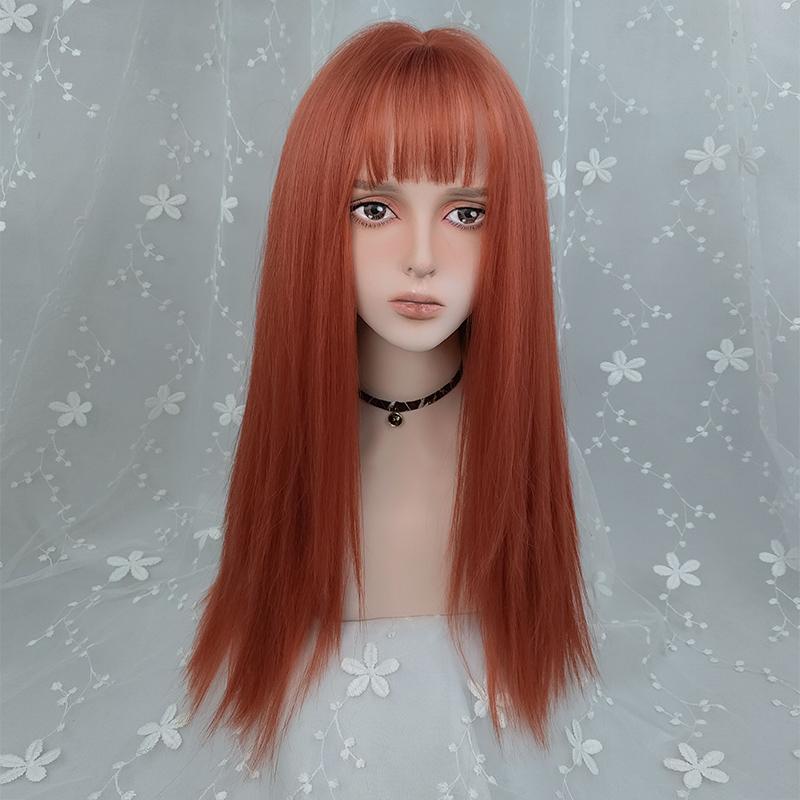 Dirty orange lolita wig WS1108