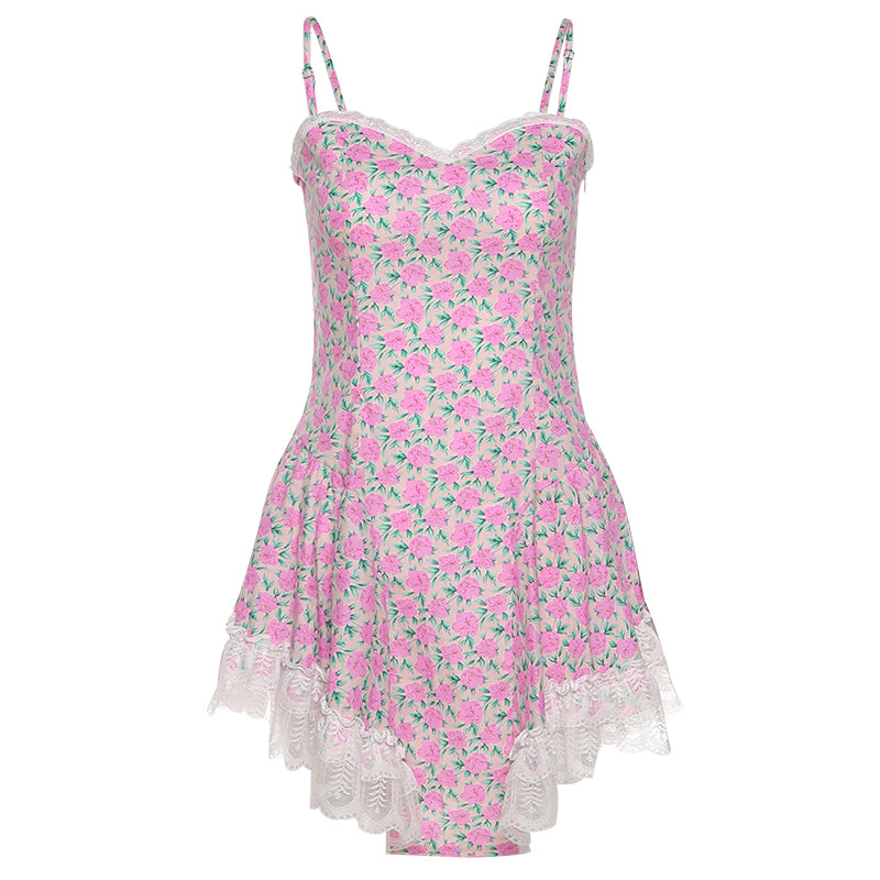 French floral pastoral dress SS2608