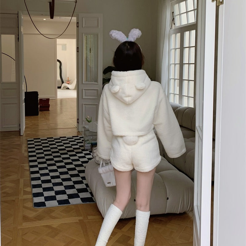 Cute bear ears tail suit SS2719