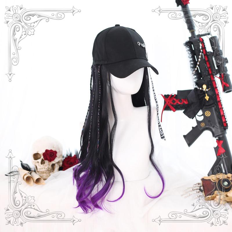 Lolita Purple Hat Wig WS1319
