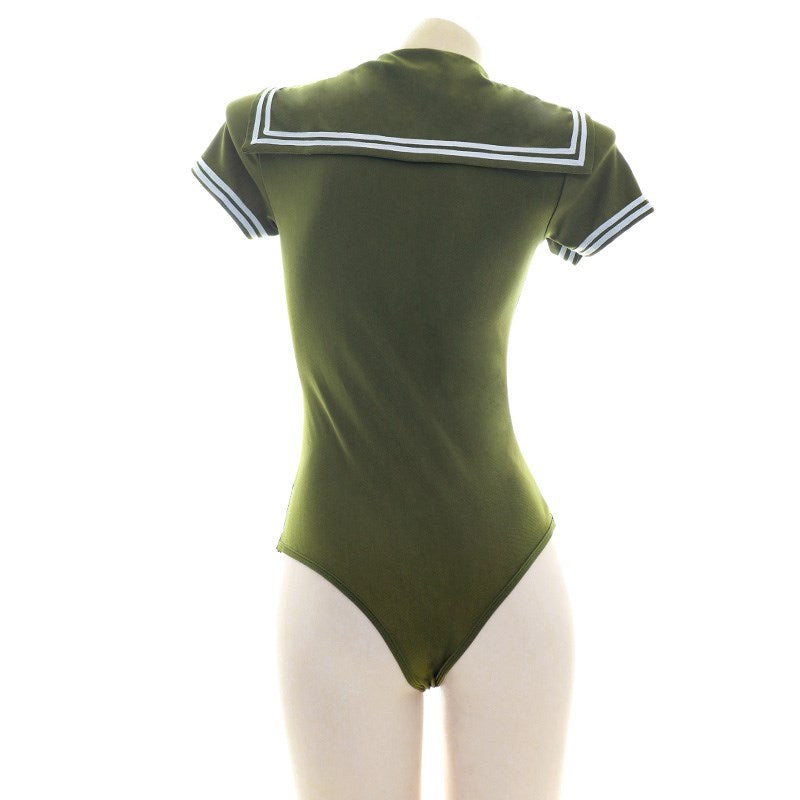 Retro green uniform pajamas SS1204