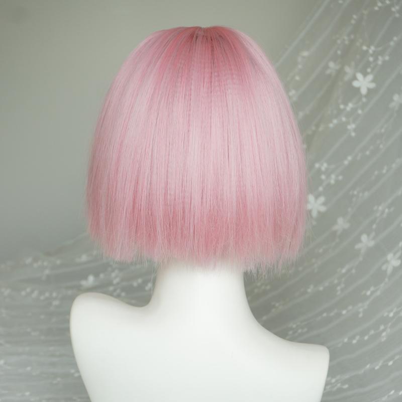 Harajuku short hair fluffy melange lolita wig WS1182