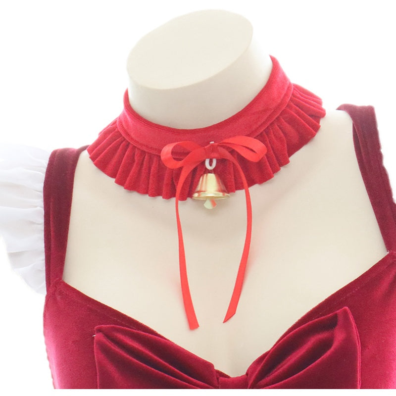 Christmas red bell collar SS2707