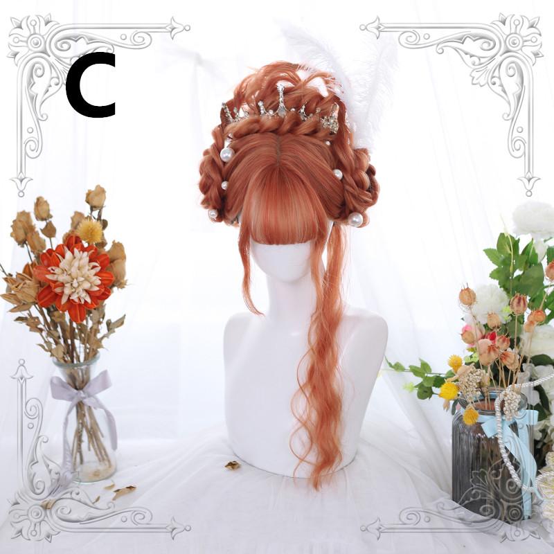 Harajuku Lolita Blue Grey Wig WS1278