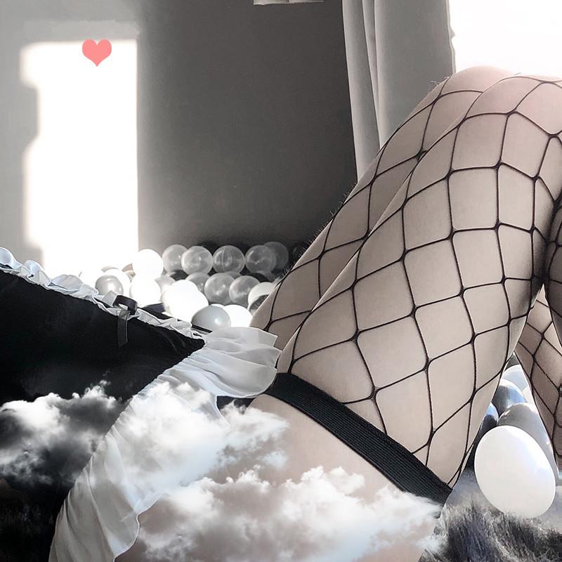 Large mesh lace fishnet stockings SS2328