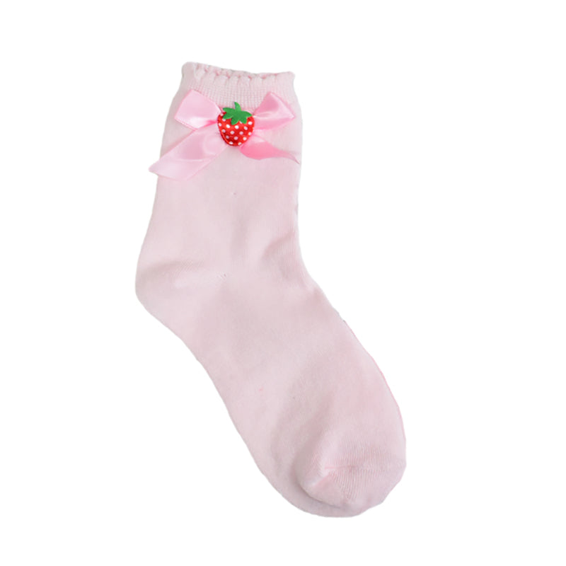 Cotton strawberry socks SS1242