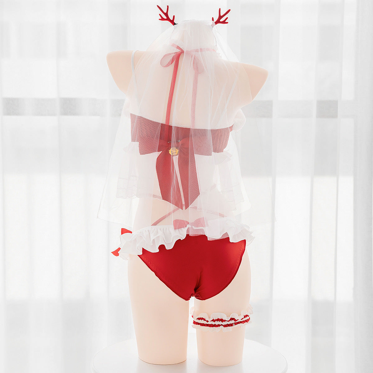 Cute Christmas red underwear set SS2296