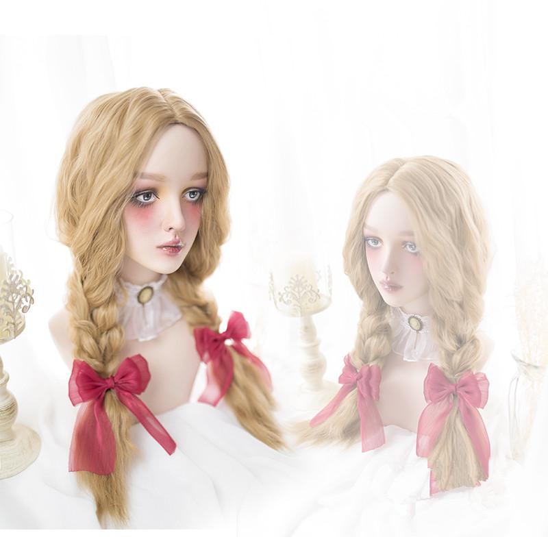 Snow yarn bow ribbon hair ornament WS3001