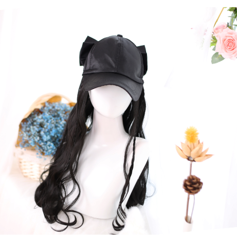 Lolita black hat wig WS1329