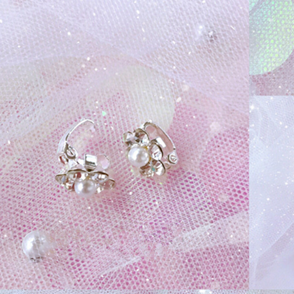 Cute metal pearl hairpin WS3002