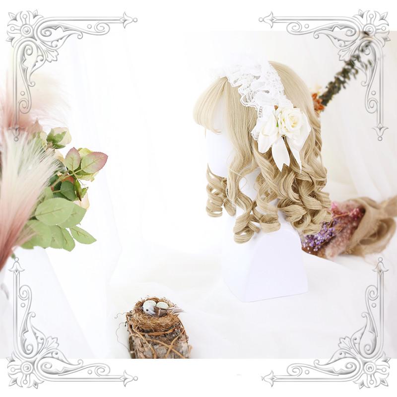 Lolita Golden Couple Curly Wig WS1035