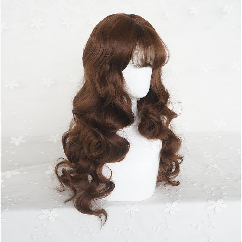Cute big wavy natural lolita wig WS1136