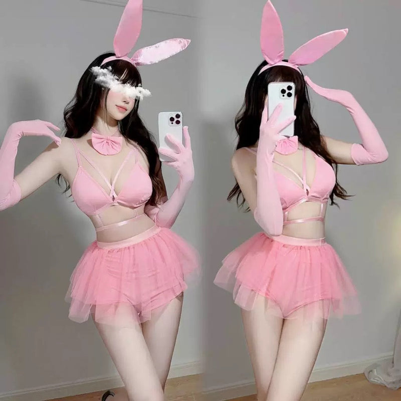 Pink bunny set H217