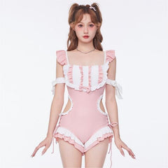 Sweet bow one-piece swimsuit SS3454