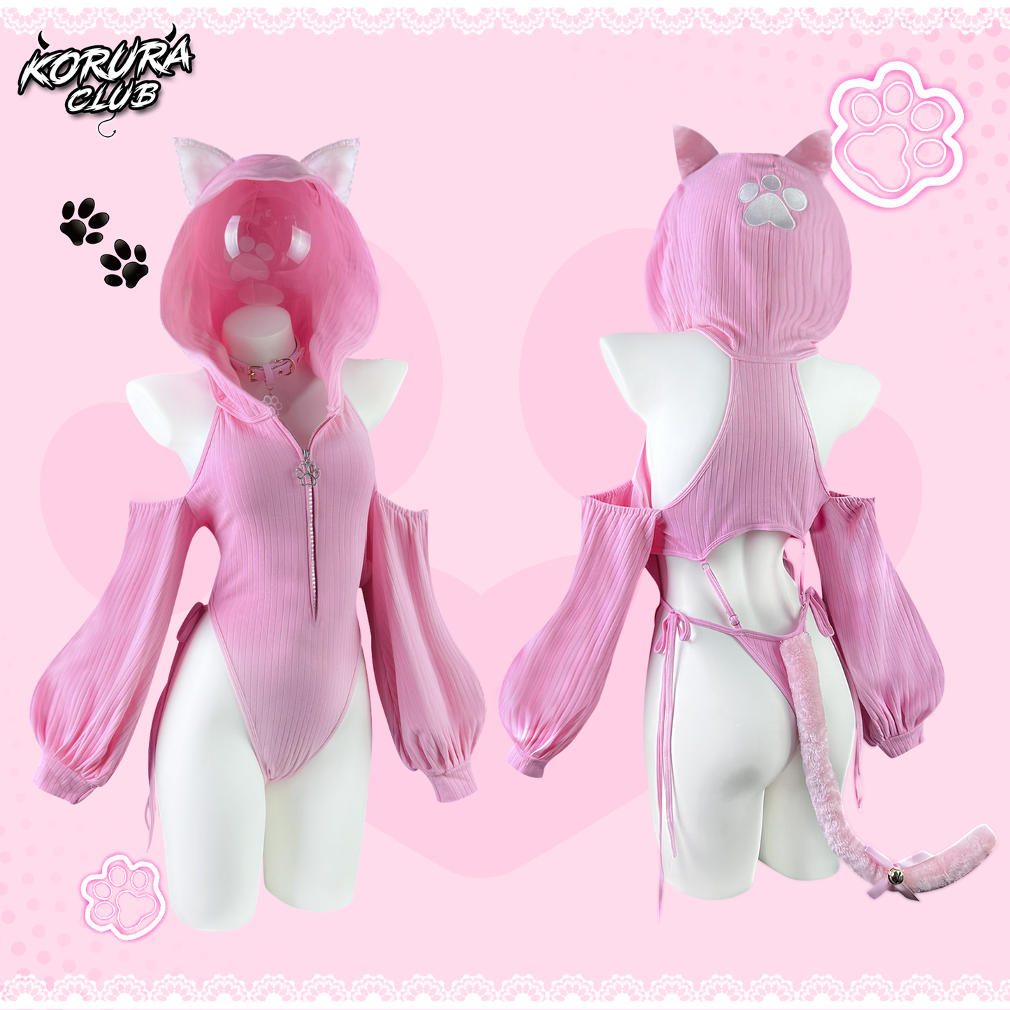 KORURACLUB-SHY NEKO BODYSUIT SR05