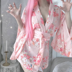 Japanese Sakura Kimono Pajamas S217