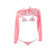 Pink cosplay bikini suit S247