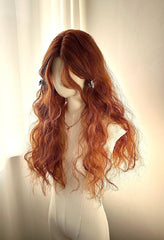 Lolita Orange Long Wig W009