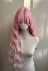 Lolita Pink Long Wig W007