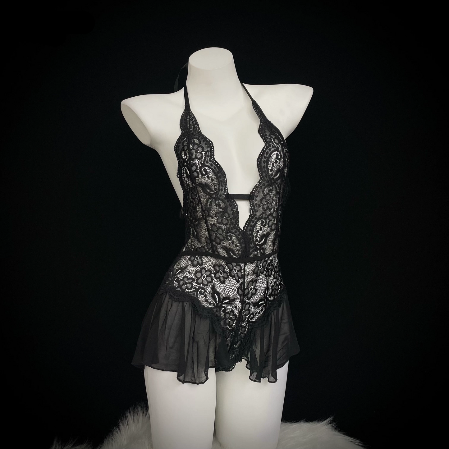 Lace Mesh Lingerie S637