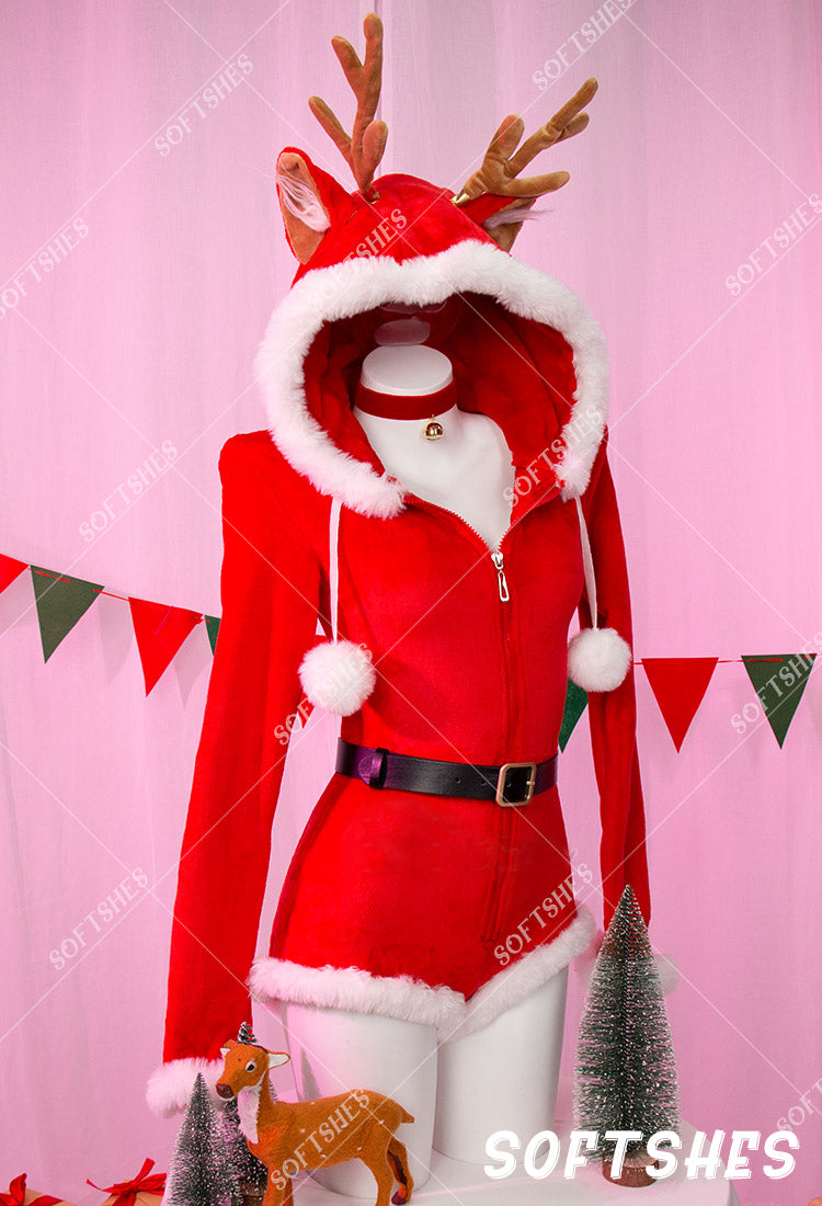 Christmas moose suit H295