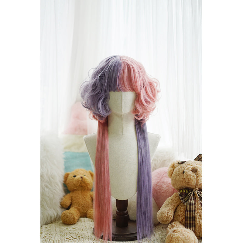 Two-color jellyfish wig W002