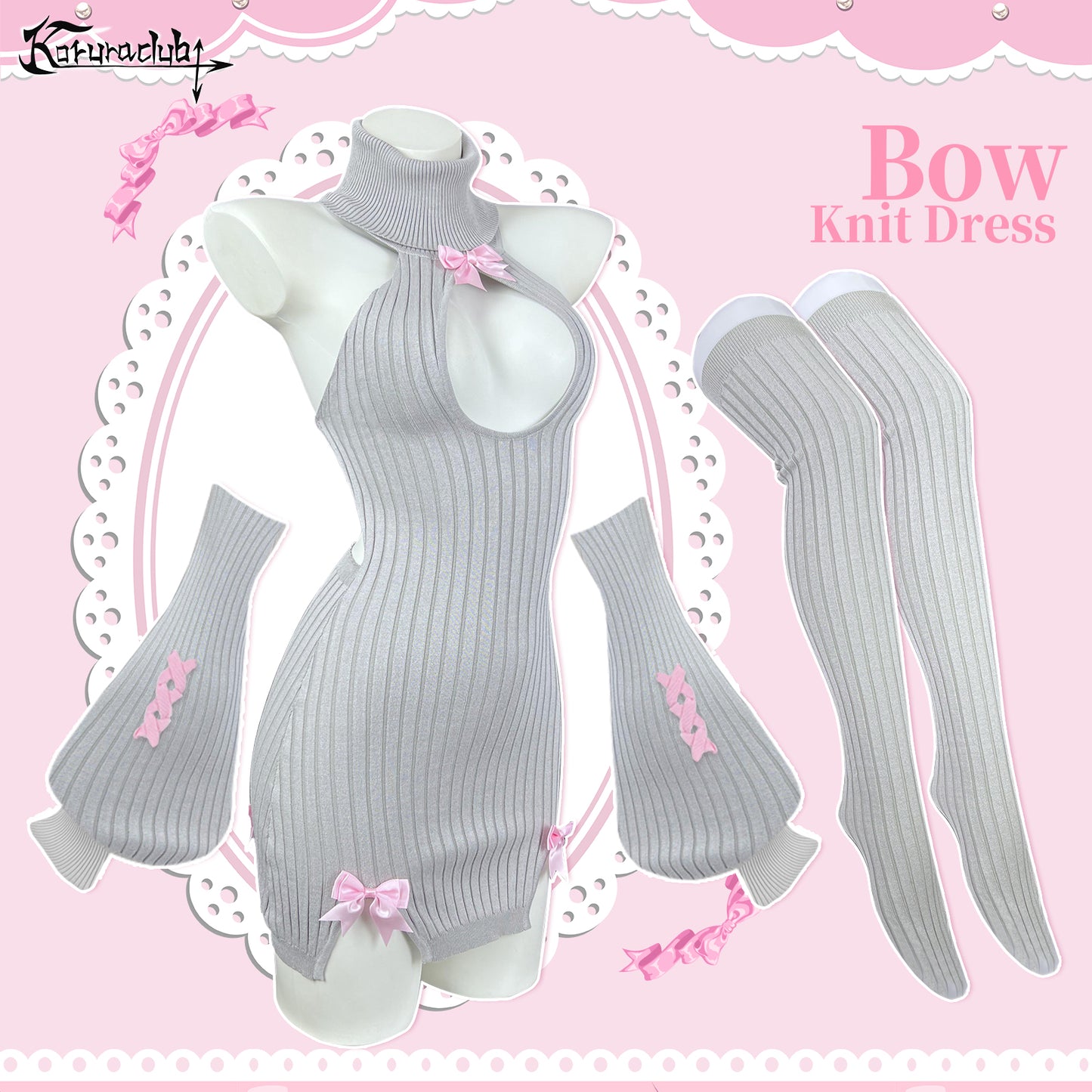 KORURACLUB-Bow Sweater KO57