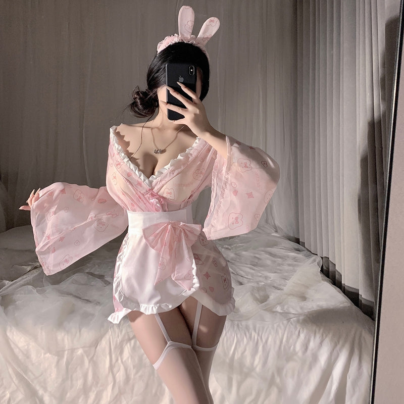 Pink Bunny Kimono S509