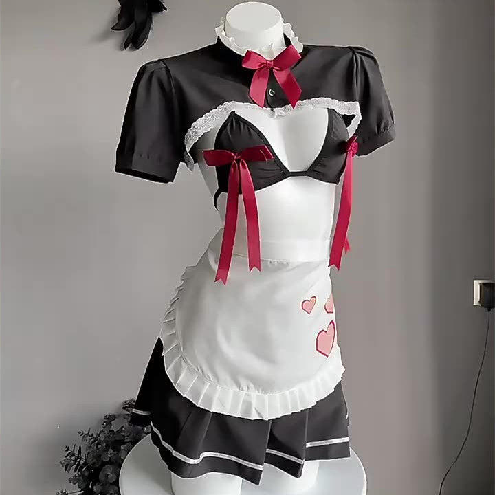Black Maid Uniform Set SS3386