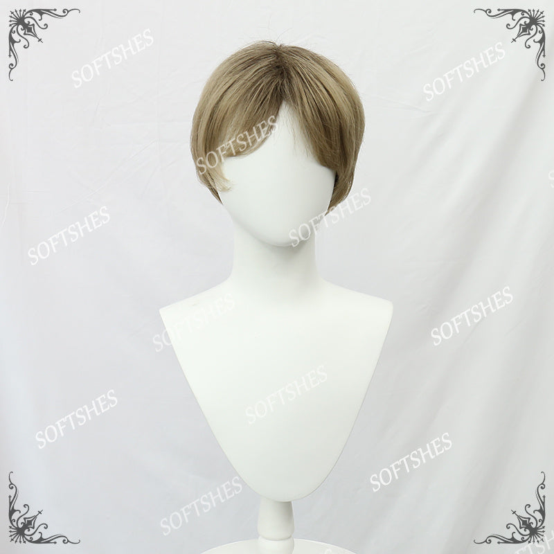 Softshes Original Short Blonde Wig  PL-2449