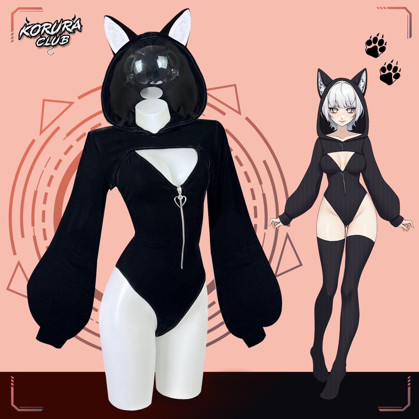 KORURACLUB-CUTE FOX BODYSUIT SR22