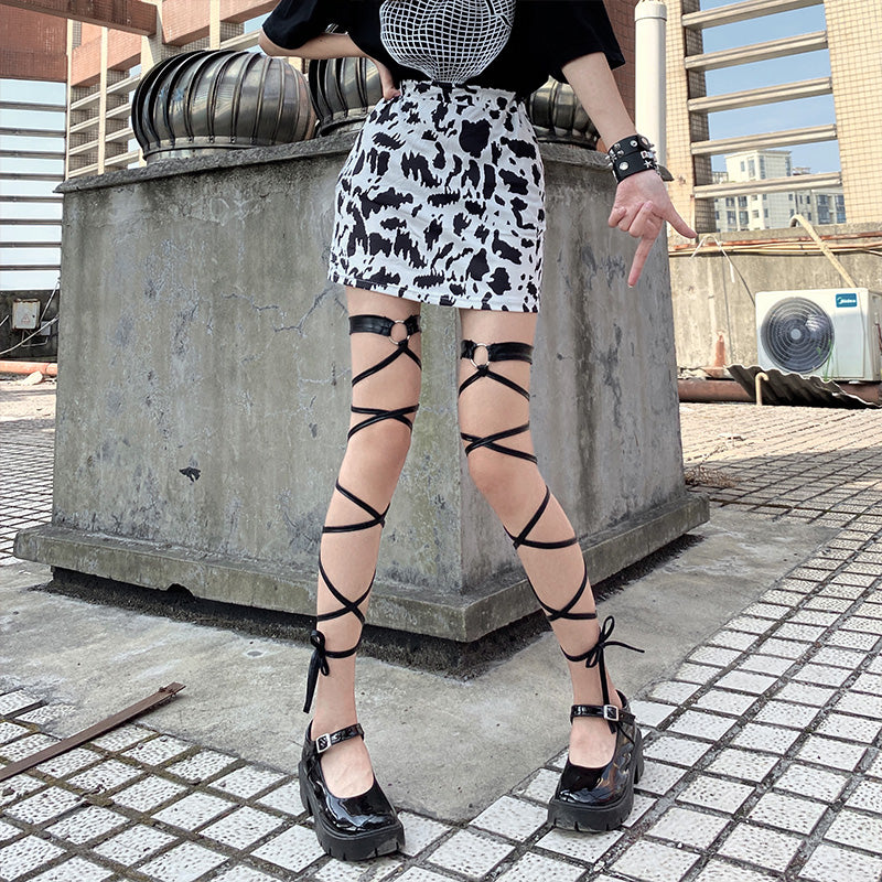 Lace-up bow leg loops  SS3188
