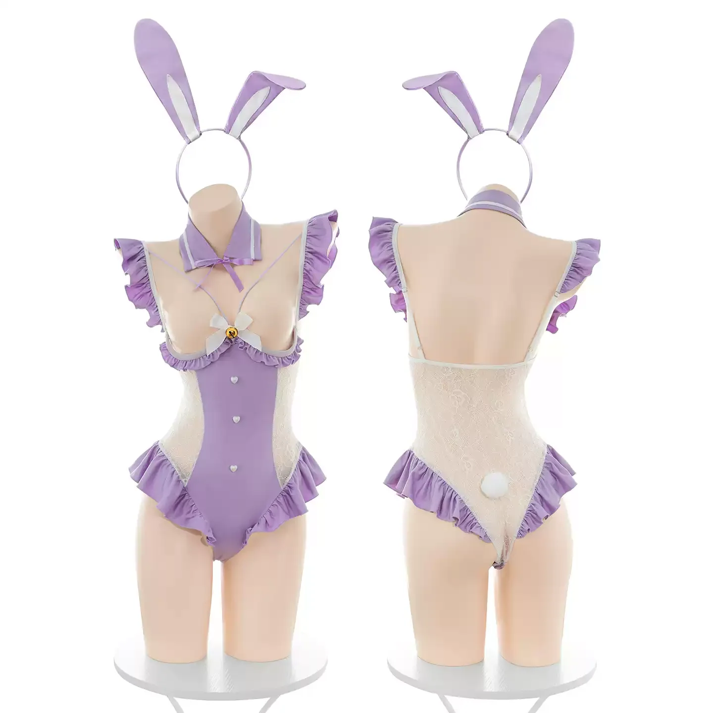 Bunny Girl Low-Cut Bodysuit S635