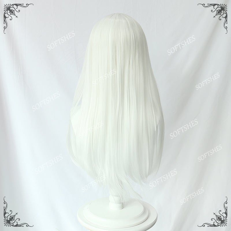 softshes original silver long straight wig PL-2256