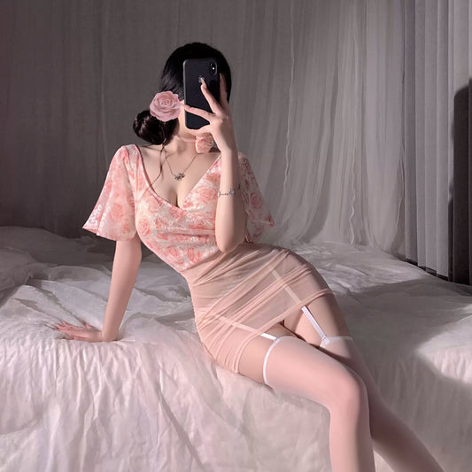 Pink Rose Dress S543